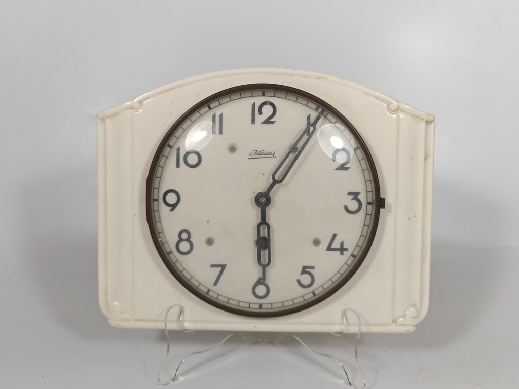 Vintage Kaiser Ceramic Wall Clock