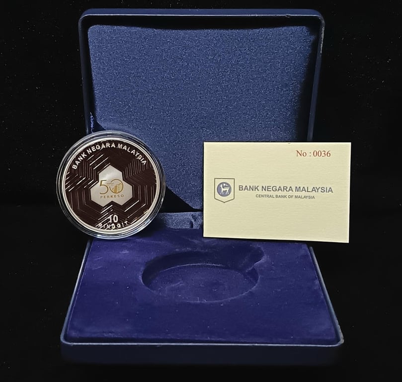 Malaysia，2021，10 Ringgit，Silver 0.925 - 31.00g | No.0036，Proof Coin