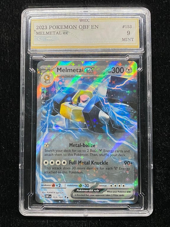 Pokemon，2023，Melmetal ex，Japan，MDC 9 Mint ，1 Qty 