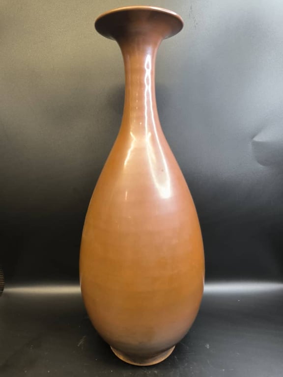 北宋 定窑紫金釉玉壶春瓶, Qty-1