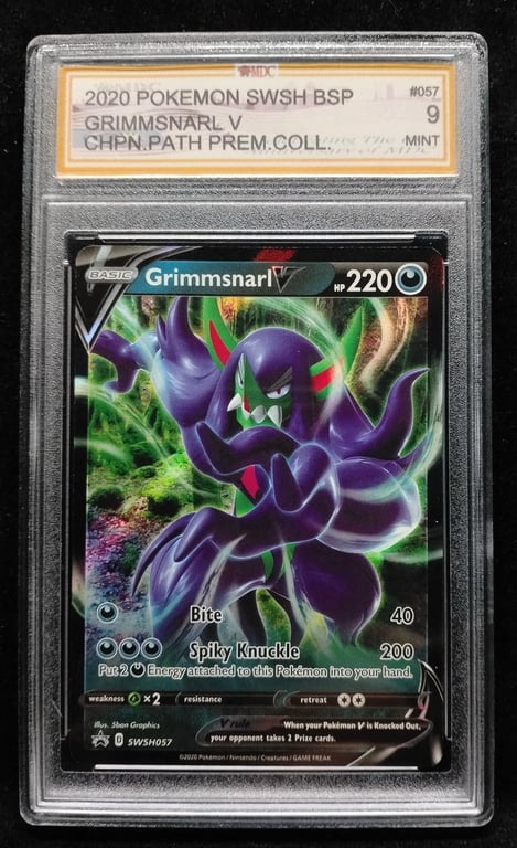 Pokemon. Grimmsnarl V. 2020. SWSH057. MDC 9