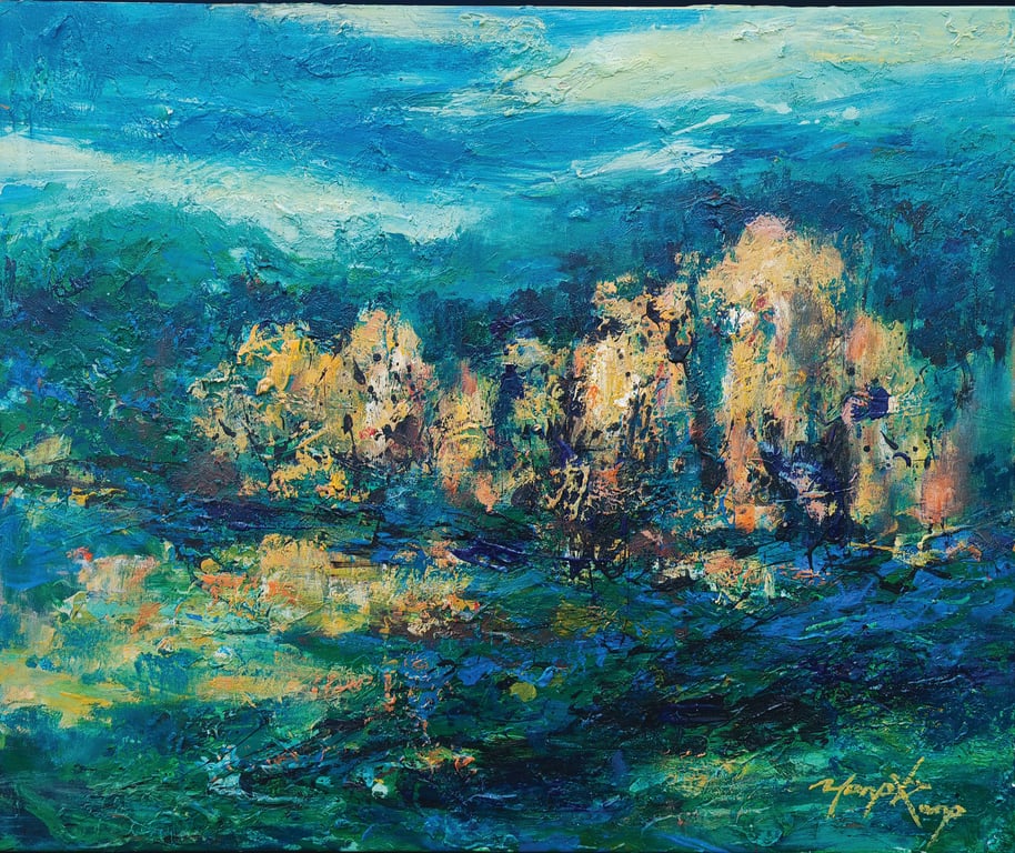 Foo Yong Kong, Dr. 符永刚  (b. 1948), Landscape, Ipoh, 2013