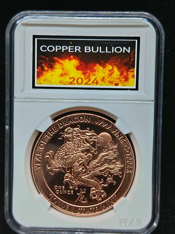 United States，2024，1 Ounce，Fine Copper 0.999，UNC，1 Qty 