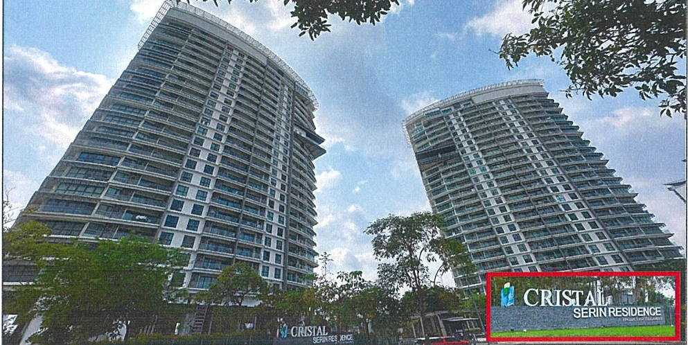Unit No. A-07-03, Block Amethyst, Jalan CSR 1, Cristal Serin Residence, Jalan Fauna 1, Cyber 9, 63000 Cyberjaya, Selangor