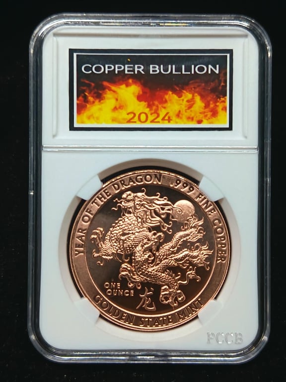 United States，2024，1 Ounce，Fine Copper 0.999，UNC，1 Qty 