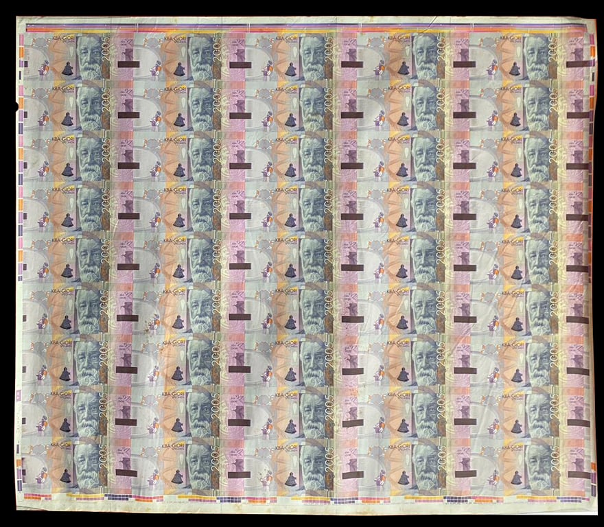 Switzerland，2004-2005，Banknote Patterns and trials，UNC，45 In 1，1 Qty 