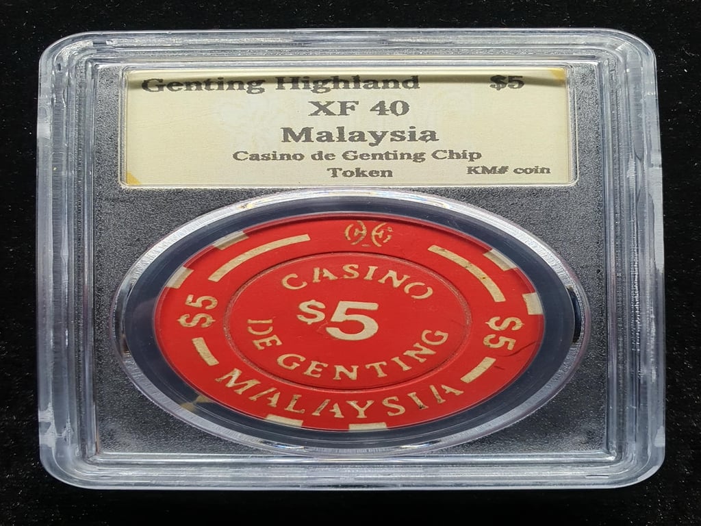 Malaysia，Token，Coin，MDC XF40 ，1 Qty 