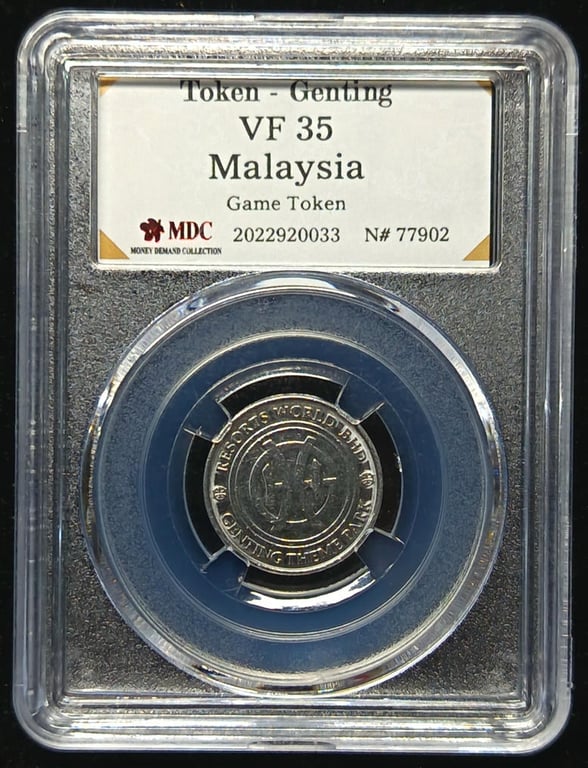 Malaysia. Game Machine and arcade tokens. MDC VF 35