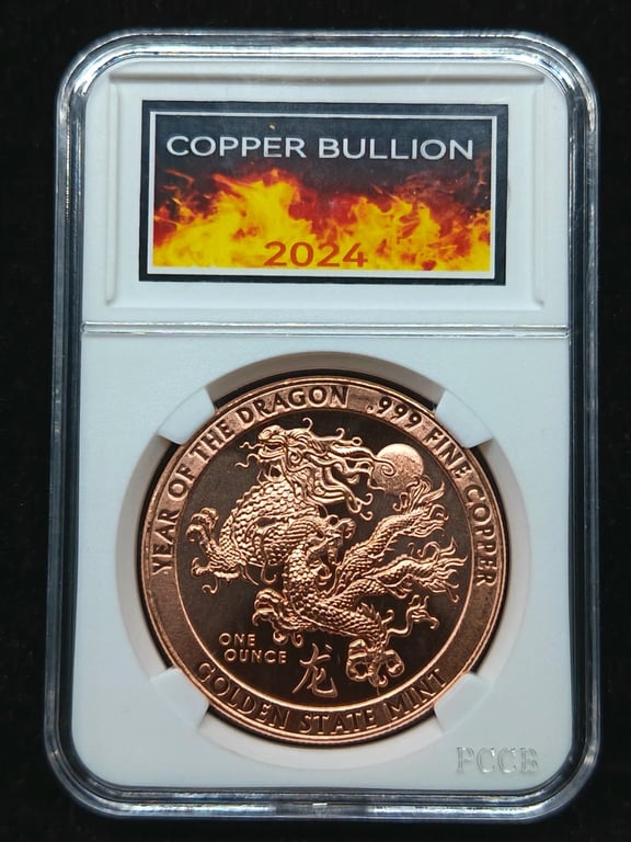United States，2024，1 Ounce，Fine Copper 0.999，UNC
