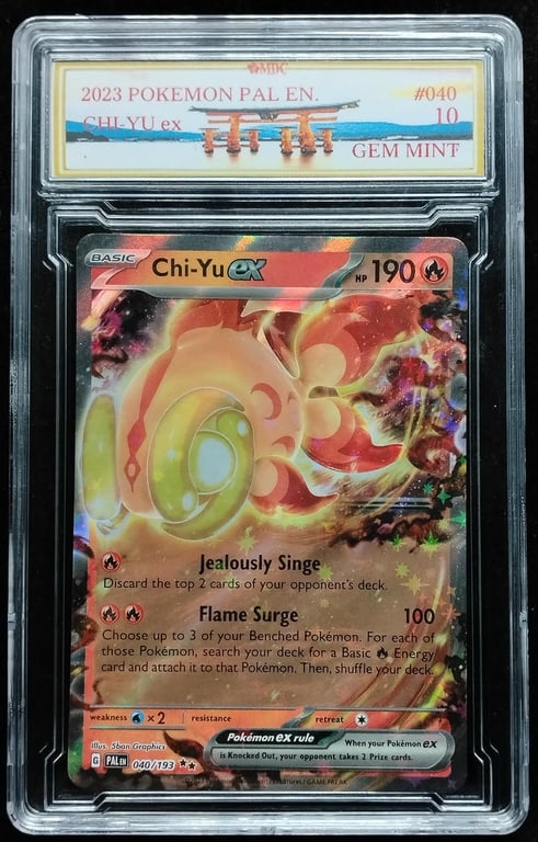 Pokemon. Chi-Yu ex. 2023. 040/193 ★★. MDC 10 Gem Mint