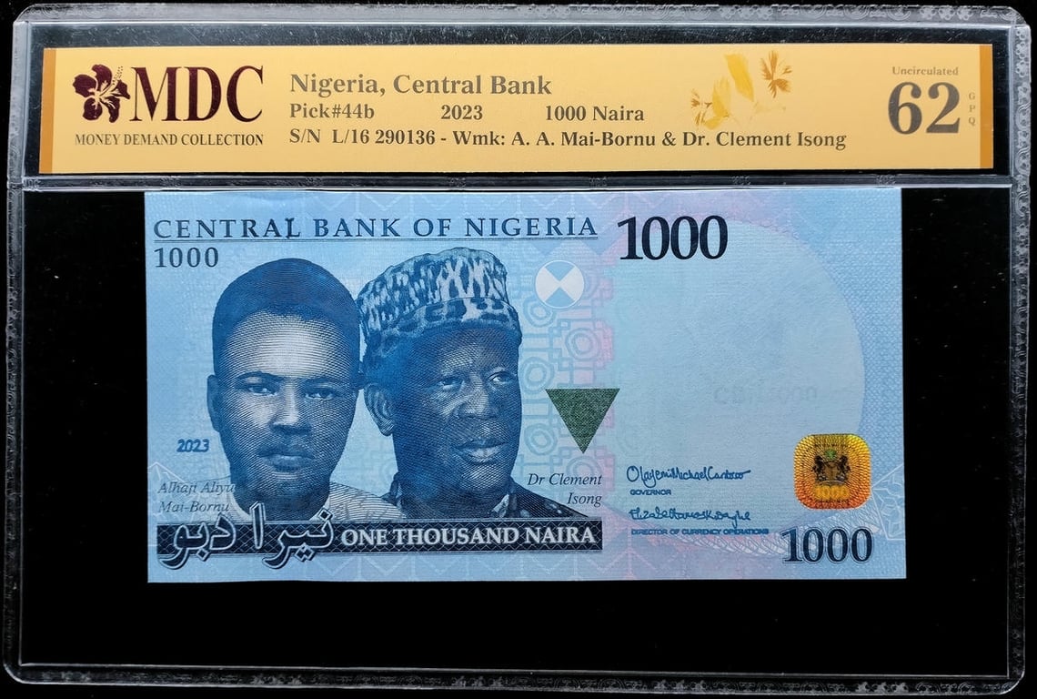 P#44b. Nigeria. 1000 Naira. 2023. L/16 290136. MDC 62 GPQ