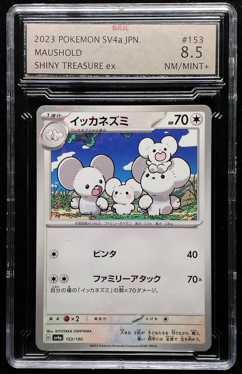 Pokemon. Maushold. 2023. 153/190. MDC 8.5 NM Mint+
