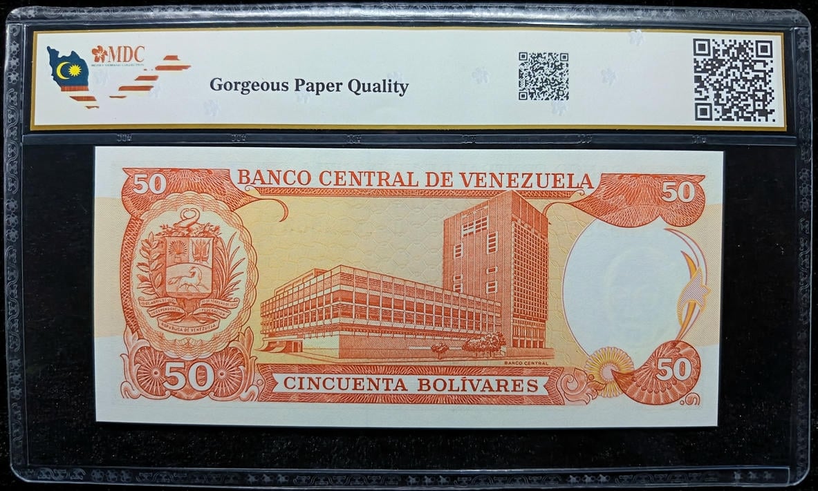 P#65. Venezuela. 50 Bolivares. 1998. U71592863. MDC 65 GPQ