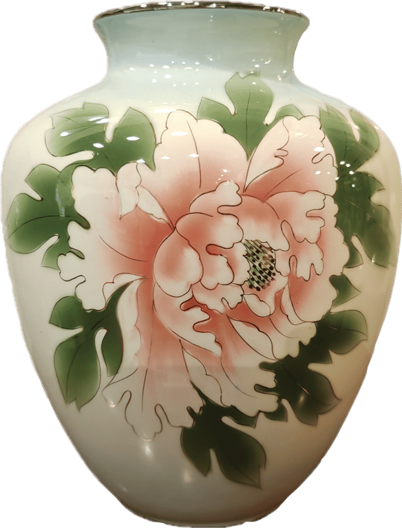 White Ground Flower Vase