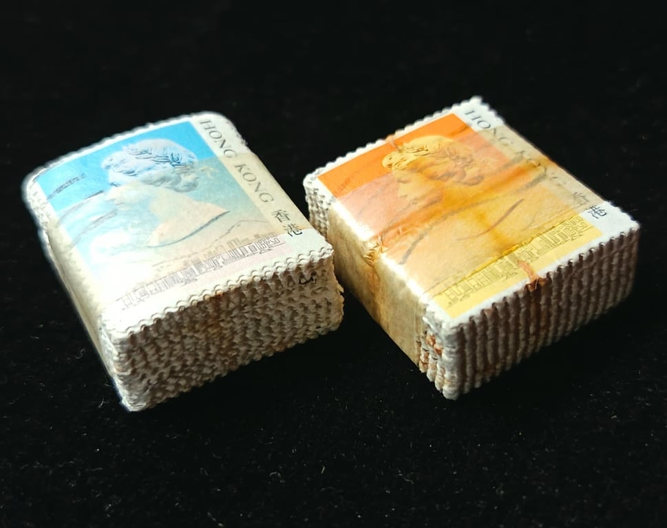 Hong Kong，50c & 60c，2 Set，1 Qty 