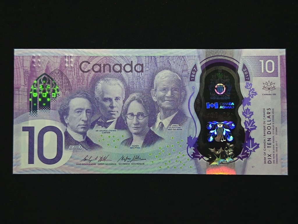 Canada，2017，10 Dollars，CDE 3698583，UNC，1 Qty 