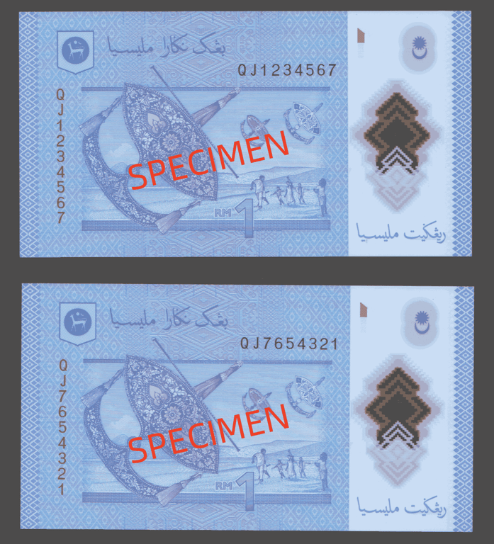 RM1, QJ 1234567 & 7654321, Qty - 2
