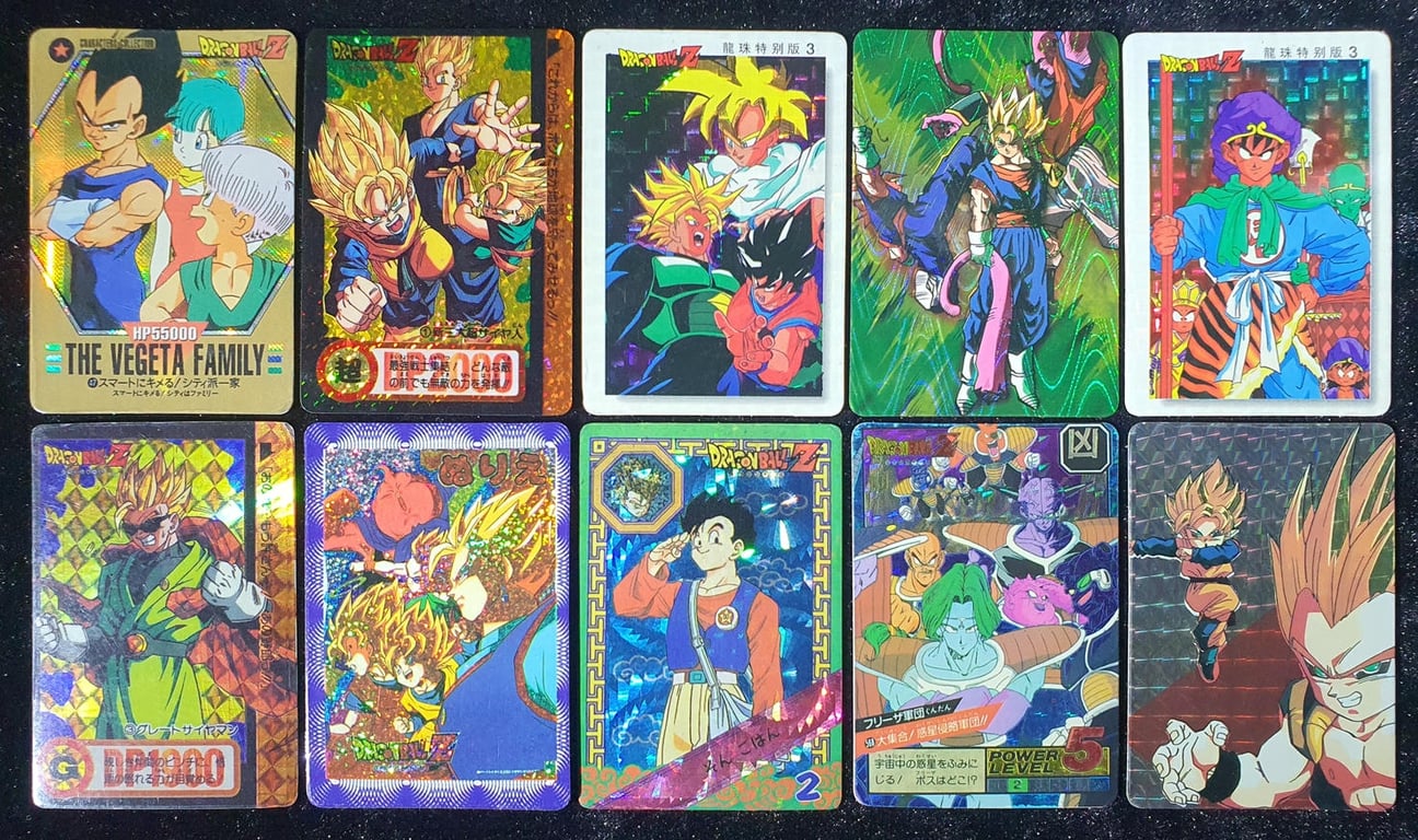 Dragon Ball，10 pcs，Game Card，Qty 1