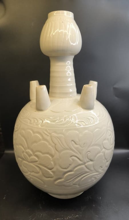 宋代 定窑五管瓶, Qty-1