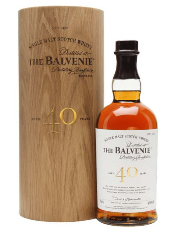WHISKY / SINGLE MALT WHISKY BALVENIE 40 YEAR OLD