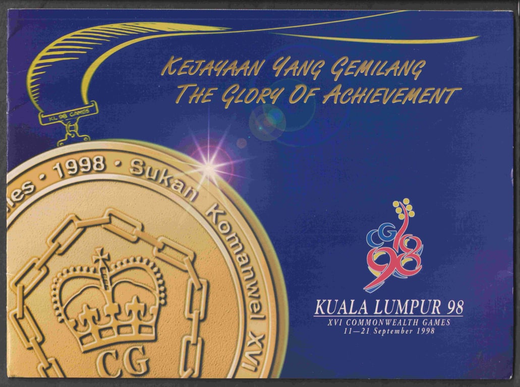 Malaysia, 1998, Stamp, FDC, Mint, XVI Commonwealth Games, 11 - 21 September 1998, Sold as is