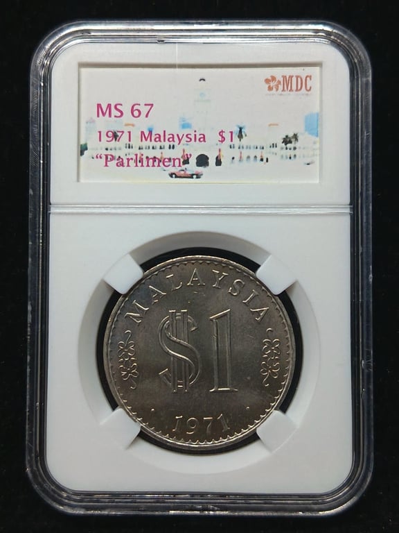 Malaysia. 1 Ringgit. 1971. MDC MS 67