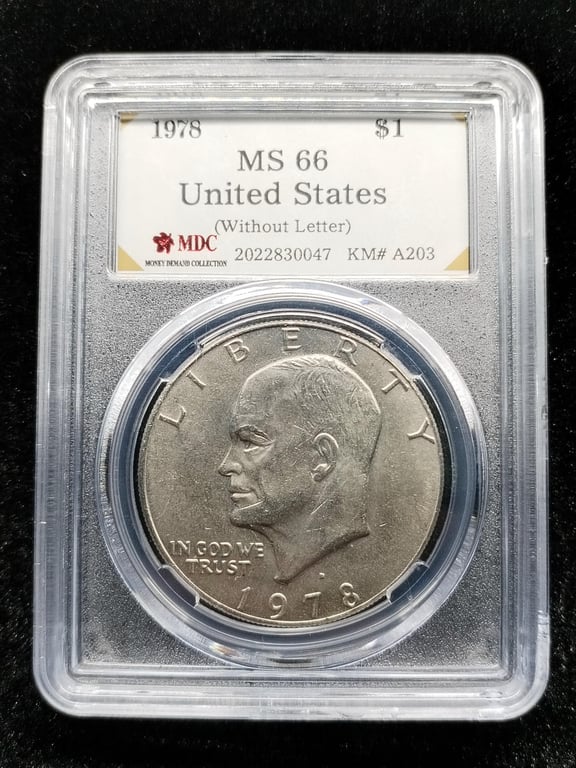 United States，1978，1 Dollar，MDC MS 66，1 Qty 