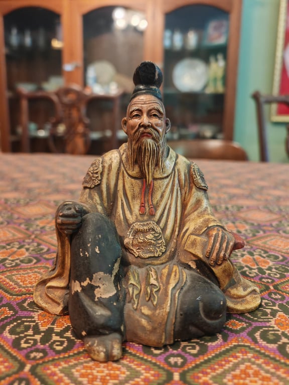 Vintage Lord Lao Zi Figurine