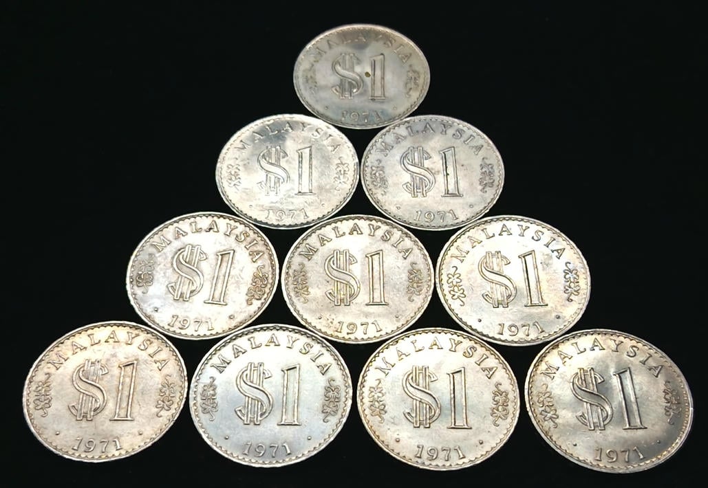 Malaysia，1971，1 Ringgit ( 10 )，UNC