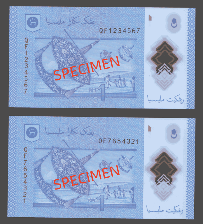 RM1, QF 1234567 & 7654321, Qty - 2