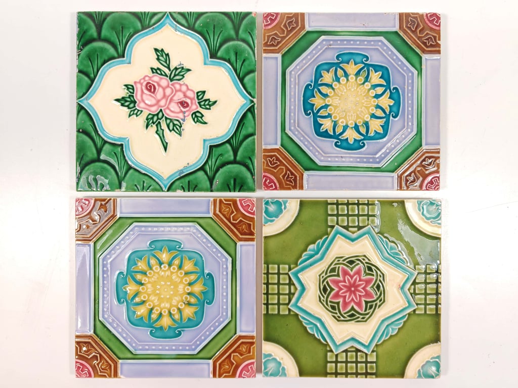 The Peranakan Tiles Collection VI, Qty - 4