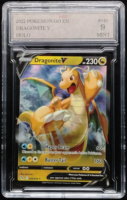 Pokemon. Dragonite V. 2022. 049/078 ★. MDC 9 Mint