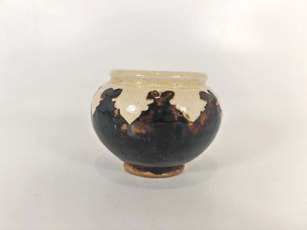 元明 磁州窑小罐 Yuan to Ming Dynasty Cizhou Kiln Small Jar, Qty-1