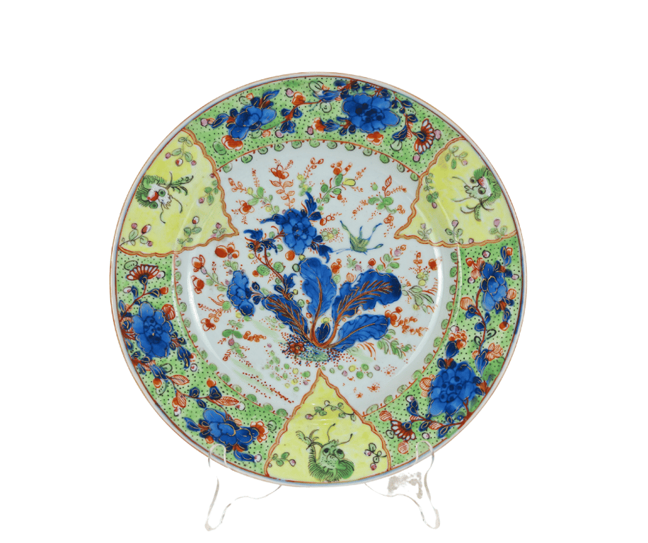 清乾隆 伊万里盘  Qing Dynasty Qianlong Imari Style Plate