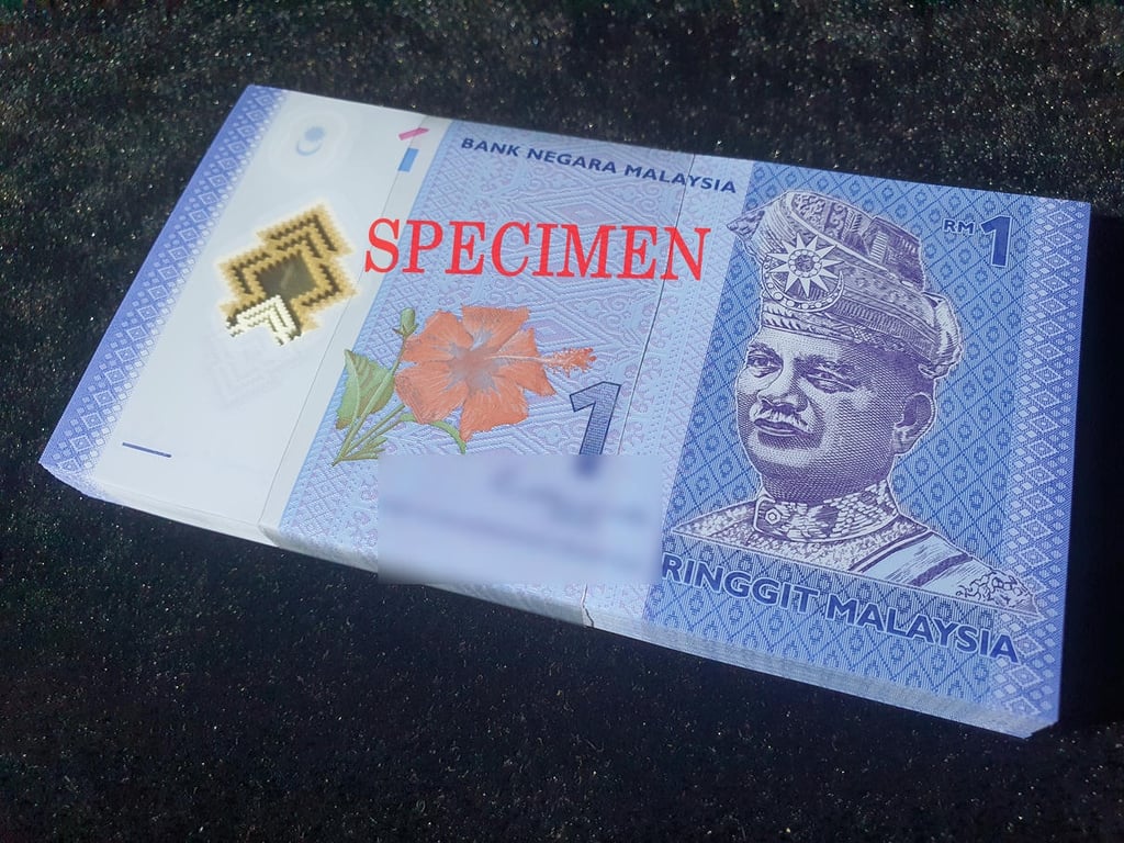 Malaysia，2020，1 Ringgit，NY 9127801 - 900，Sign.N.Shamsiah，UNC，1 Qty 