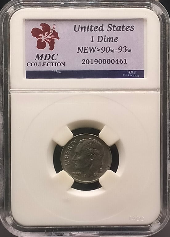 U.S.A, 2013, 1 Dime, MDC 90%-93%, Qty-1