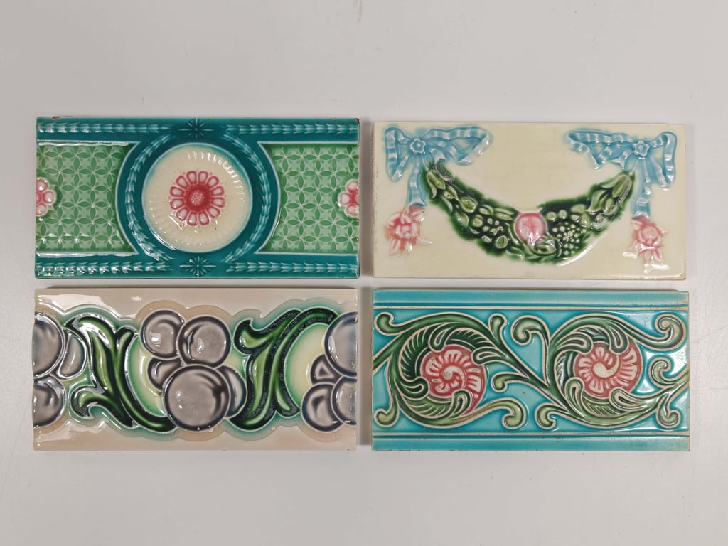 The Peranakan Tiles Collection I, Qty - 4