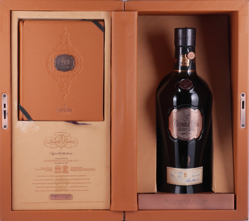 WHISKY / SINGLE MALT WHISKY GLENFIDDICH 40 YEAR OLD
