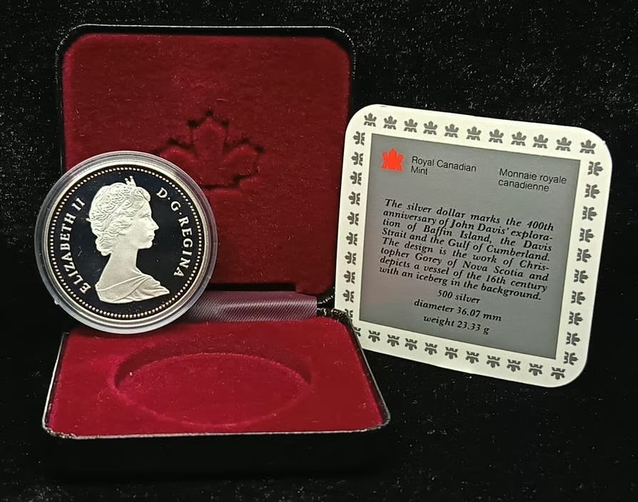 KM#154, Canada，1987，1 Dollar，Silver 0.500 - 23.33g，Proof Coin