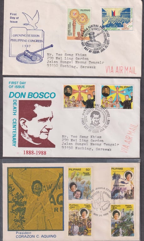 Philippines, Stamp, FDC, Used, Sold as is