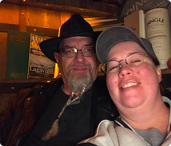 photo of Kay with her husband