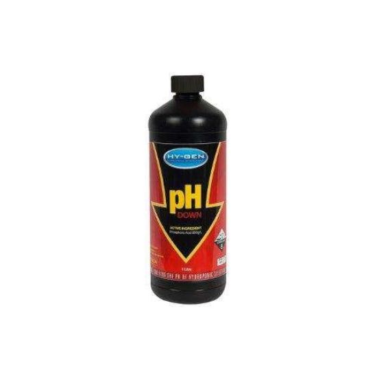 Picture of Hy-Gen pH Down 1L For Hydroponics | Orthophosphoric Acid