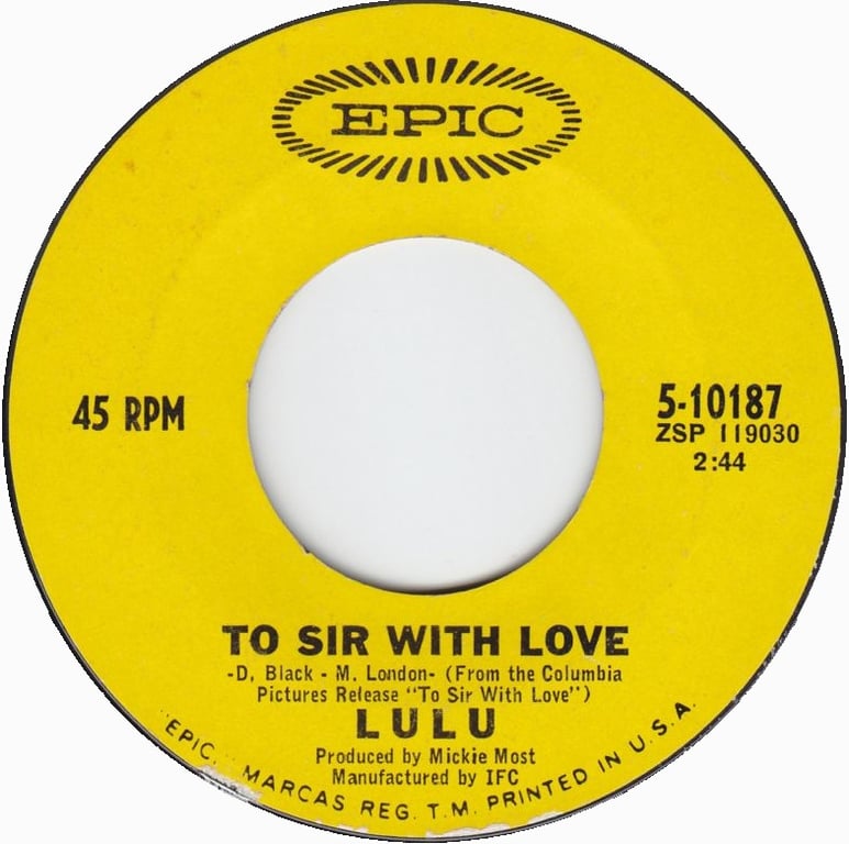 Lulu - To Sir With Love