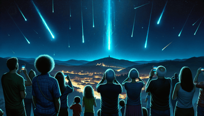 Blue Meteor Dazzles Observers in Spain and Portugal Skies