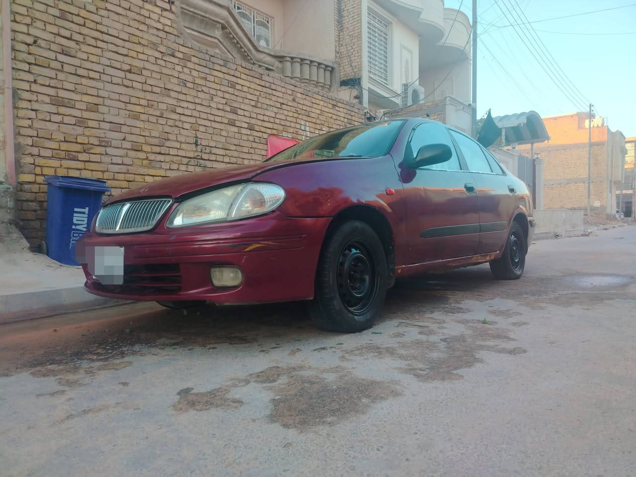 السلام عليكم
سيارة للبيع نوع (نيسان سني).
.
#المواصفات
موديل (2000).
لون ماروني.
محرك وگير بلاد اوتوماتيك.
كهربائيات جاهزة.
غرفة جاهزة.
.
#الشرعيات
رقم بصرة (14 دولي ).
سنوية (2031).
تحويل بعد الشراء مباشرة.
.
#السعر
(٣٥) ورقة وبيها مجال. 
.
#الموقع 
(ميسان_العمارة_الحي الجامعي _مقابيل كلية التربية الأساسية).
.
للاستفسار اكثر الاتصال على الرقم
***********.

#محمد_الدراجي_لتجارة_السيارات.

