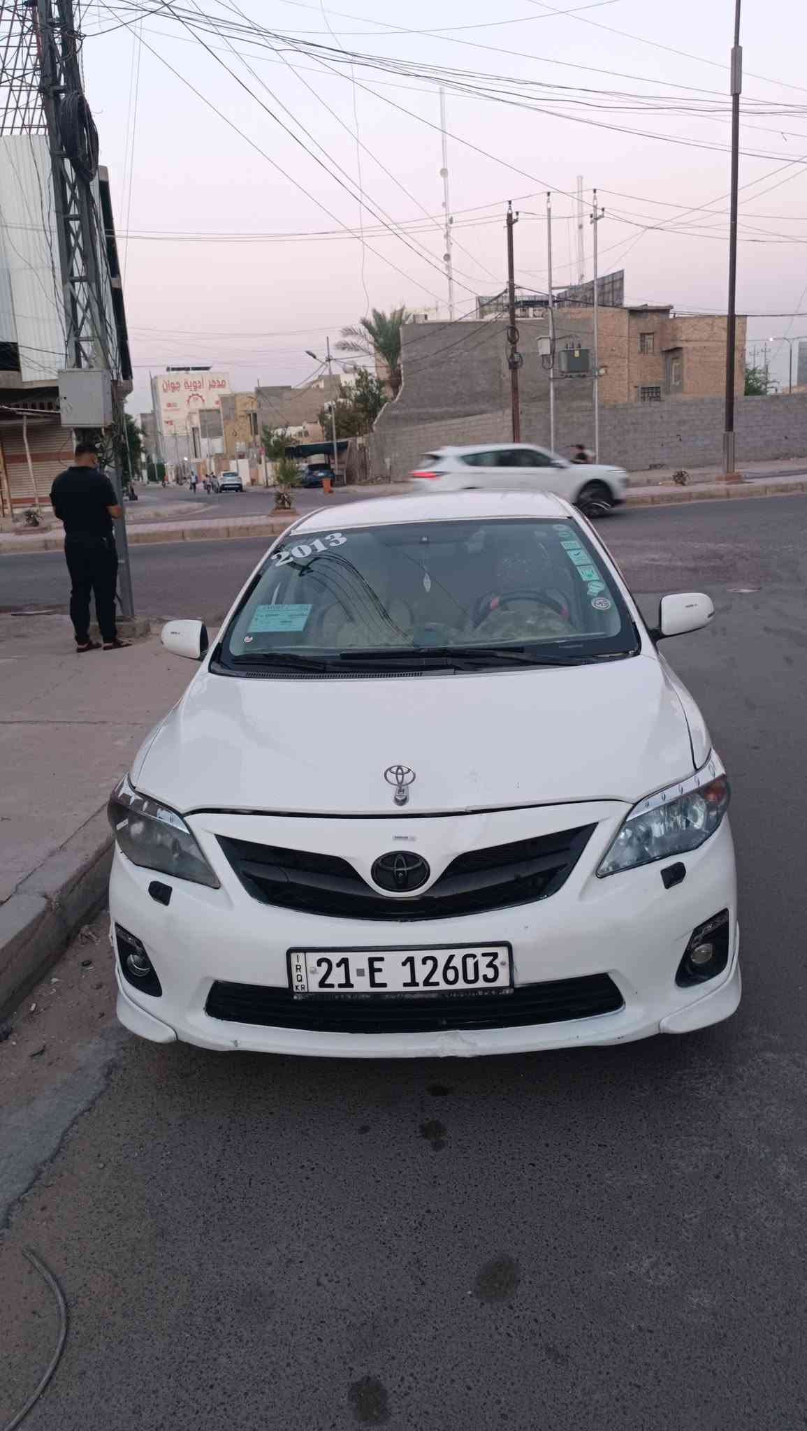 سلام عليكم.كورلا موديل 2013 خليجي
صبغ 4قطع 

سونار مرفق بلمنشور 

رقم سليمانيه انكليزي تحويل مباشر هزه جديده بسمي

محرك كير كفاله

تخم تاير جدد 

تبريد شغال

منضوه زنون 

السعر..  82 وبيه مجال لشراي 

مكان السياره الانبار الفلوجه 

الاستفسار اتصال

***********

نص مكتوب في الصور:
- 2013