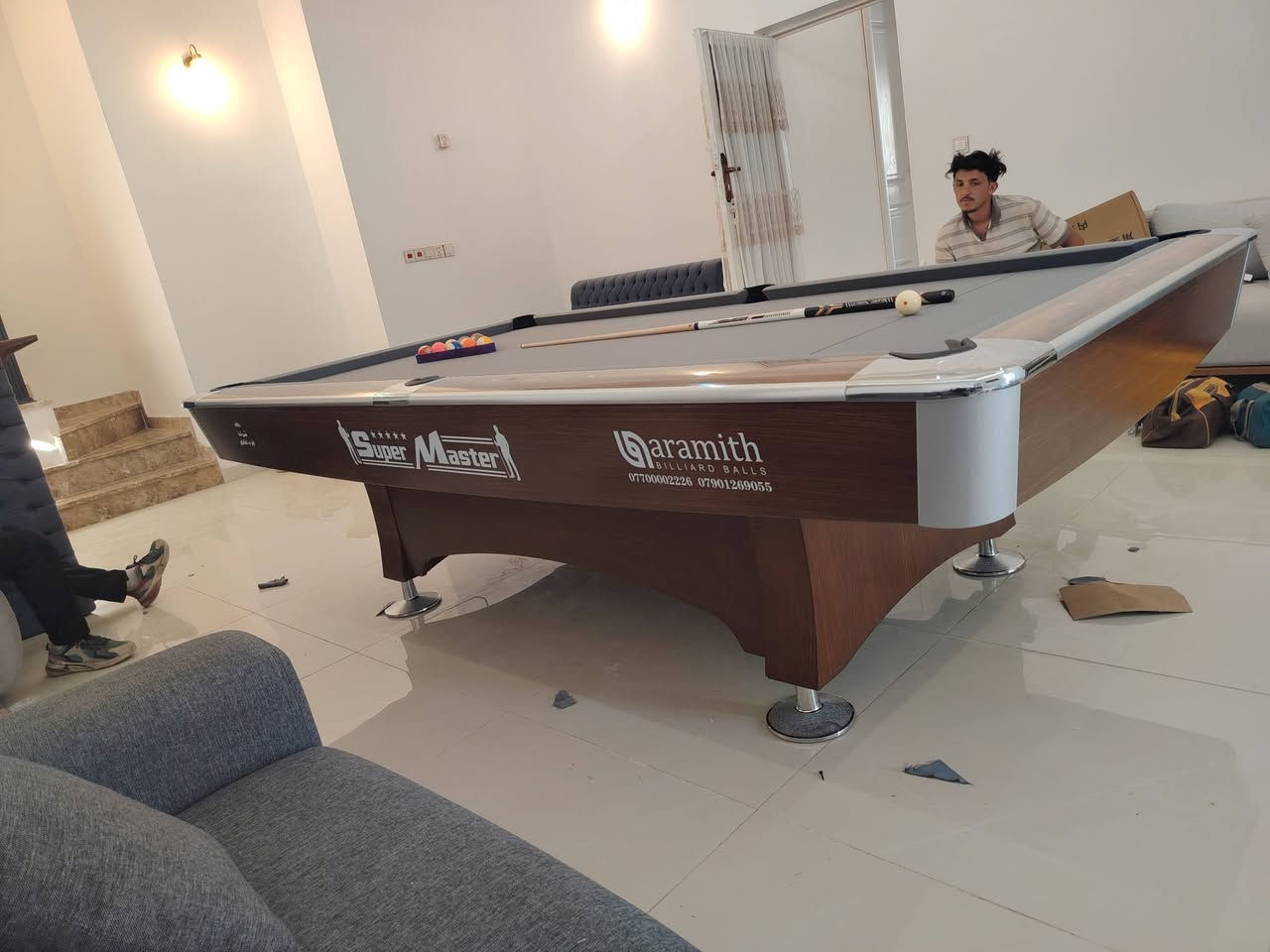 السلام عليكم
لكل من يبحث عن التميز والذوق الرفيع في عالم البلياردو!

​طاولات مستعملة بحالة الوكالة، شغل نظيف ومرتب
​تريد تبيع طاولتك أو تشتري شي يبيض وجهك في بيتك أو ناديك؟
​نشتري ونبيع بأفضل الأسعار وبخدمة سريعة وموثوقة.

​فرصتك الآن! للاستفسار والطلب، راسلونا على الخاص أو اتصلوا بنا على الرقم:
***********
