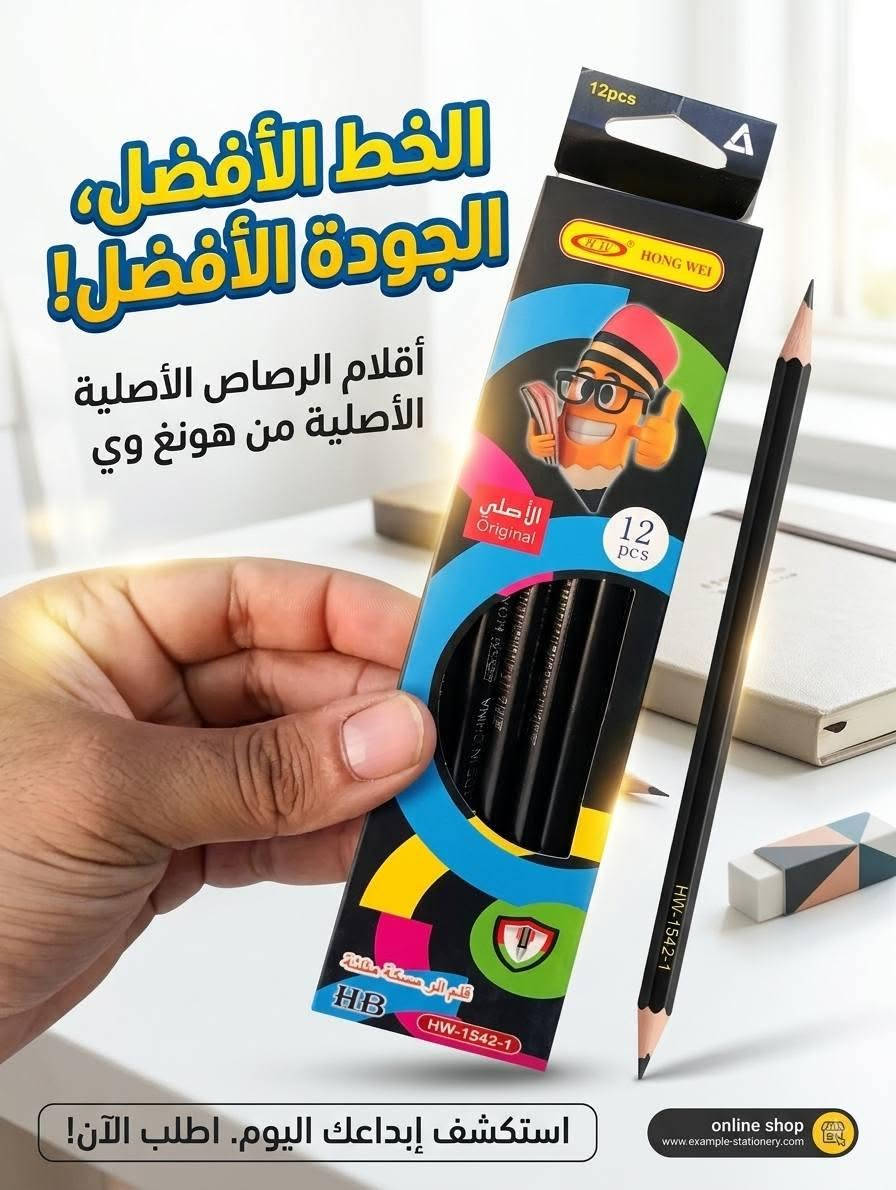 يتوفر لدى 
🔴 مكتب الامير 
⚪ أقلام رصاص ( بأنسب الاسعار 🔥🔥) 
- بيع الهواتف 📞📞والاجهزة الالكترونية 
- اكسسوارات
- قرطاسية واستنساخ
- بغداد/الكاظمية/شارع الهبنة
- يوجد توصيل كاظمية 
- اوقات العمل من 🕖 9:00 صباحا الى 🕖 11:00 مساء
- للتواصل واتساب الرقم : ***********

