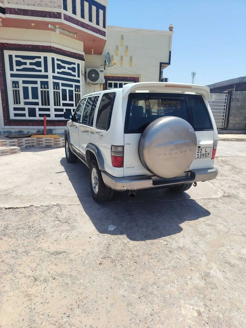 للبيع ايسوزه موديل 2000
كير ومحرك بطه vvt

تخم تاير تبريد شغال 

رقم اربيل

السعر 55

الاتصال ***********
***********
