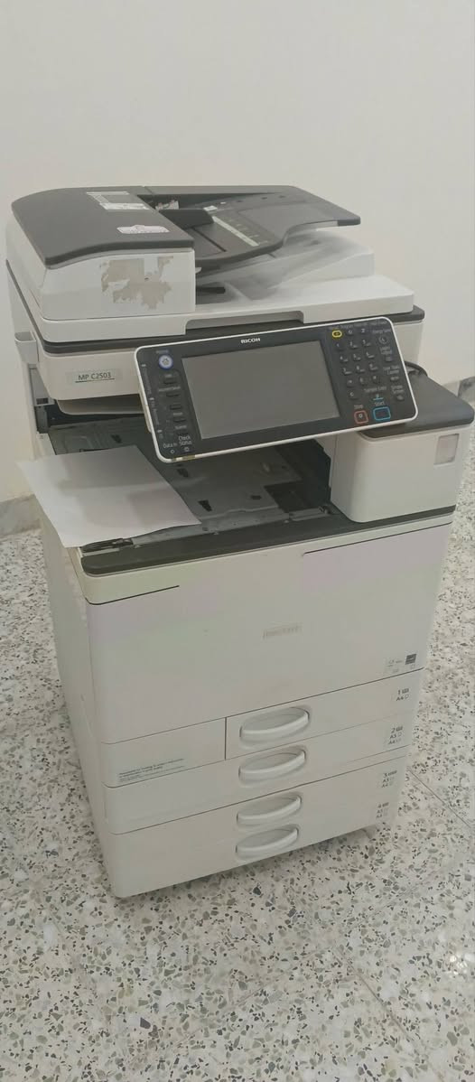 🖨️ للبيع طابعة RICOH MP C2503 الأصلية
✅ طباعة ملونة وأسود وأبيض
✅ سرعة الطباعة: 25 صفحة بالدقيقة
✅ تدعم الطباعة والنسخ والمسح الضوئي (Scan)
✅ تدعم الطباعة حتى مقاس A3
✅ طباعة أوتوماتيكية على الوجهين (Duplex)
✅ دقة طباعة تصل إلى 1200 × 1200 dpi
✅ شاشة لمس ملونة سهلة الاستخدام
✅ تدعم الطباعة عبر الشبكة (LAN) و USB
✅ تطبع ورق حتى سماكة 300 غرام
✅ مناسبة للمكاتب، المطابع، وشركات الدعاية والإعلان
✅ جودة ألوان عالية واستهلاك اقتصادي للحبر
📍 العنوان: بغداد – التاجي
📞 للاستفسار: ***********
سعر مناسب... والطابعة جاهزة للعمل والتجربة متوفرة
